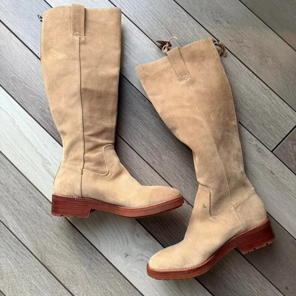 Söfft Suede Tall Boots Size 7.5